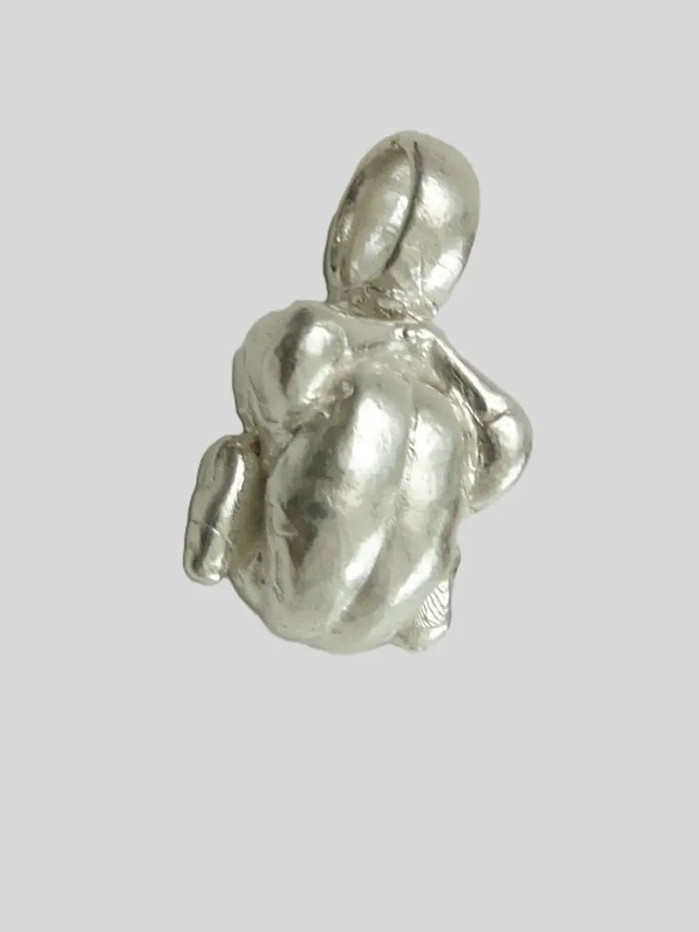 Fine Silver 950 Mini Rotisserie Chicken Pendant Quirky Foodie Gift